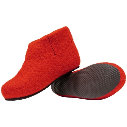 Домашние валенки Wild, красные фото 3