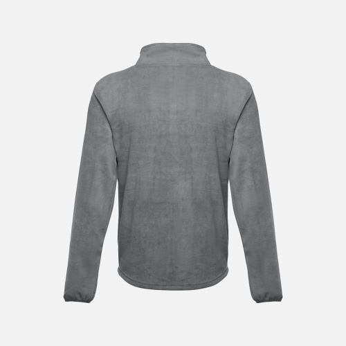 Куртка флисовая мужская Helsinki, серая фото 2 Куртка флисовая мужская Helsinki, серая фото 2