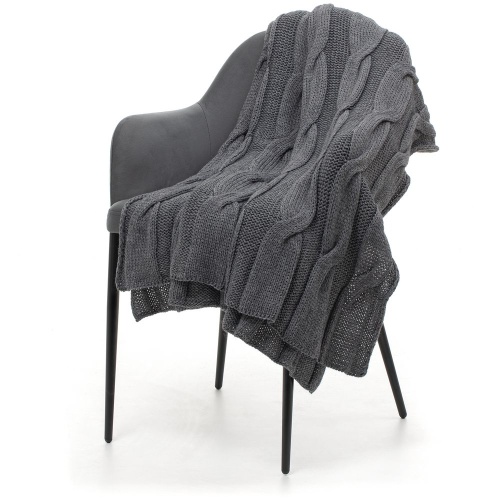 Плед Snefald, серый (маренго меланж) Плед Snefald, серый (маренго меланж)