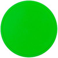 Лейбл из ПВХ Dzeta Round, L, зеленый неон