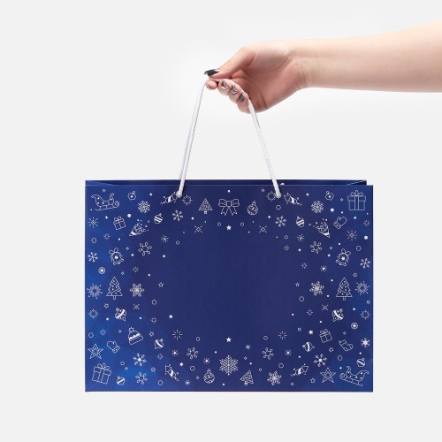 Пакет Snowlace, синий фото 2 Пакет Snowlace, синий фото 2