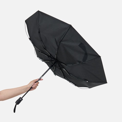Зонт складной Brellix, черный фото 6