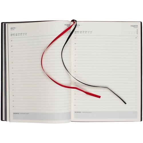 Ежедневник Avila, недатированный, красный фото 10