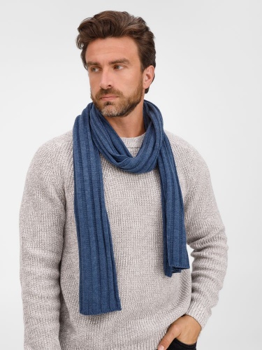 Шарф Metelitsa, синий меланж (джинс) фото 3 Шарф Metelitsa, синий меланж (джинс) фото 3
