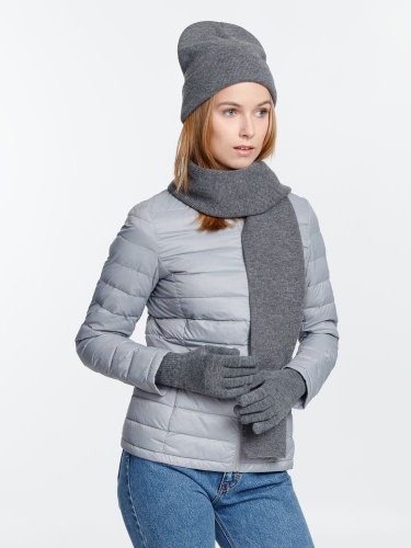 Шарф Urban Flow, темно-серый меланж фото 4 Шарф Urban Flow, темно-серый меланж фото 4