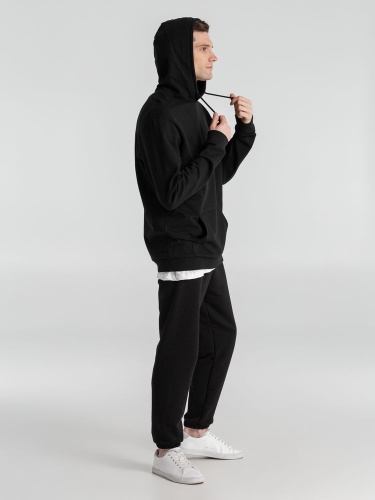 Толстовка с капюшоном унисекс Hoodie, черная фото 9