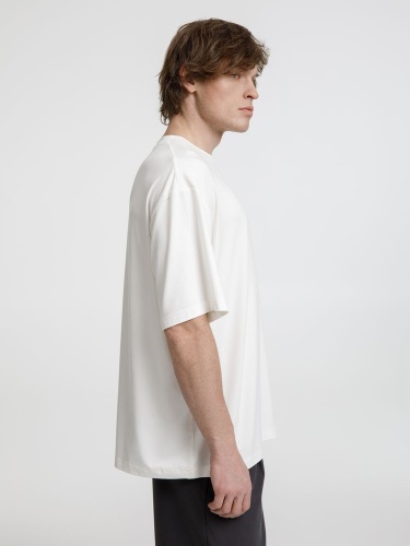 Футболка оверсайз унисекс Lavinia, белая фото 4