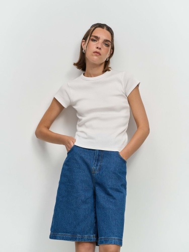 Футболка женская Sara, серый меланж фото 4 Футболка женская Sara, серый меланж фото 4