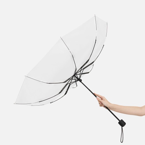 Зонт складной Basic, ver.2, белый фото 4