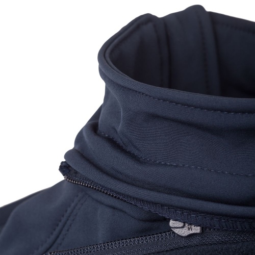 Куртка женская Hooded Softshell темно-синяя фото 5