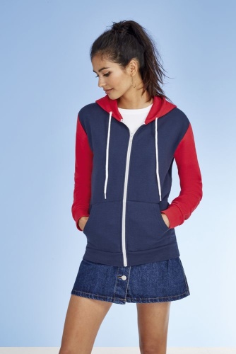 Толстовка на молнии Silver 280 синяя фото 6