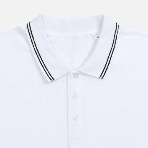 Рубашка поло Virma Stripes, белая фото 4