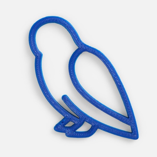 Подвеска «Сова», 3D-печать, синяя Подвеска «Сова», 3D-печать, синяя