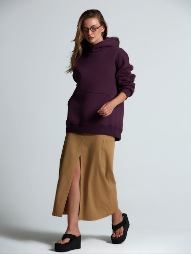 Худи Kulonga Oversize, фиолетовое фото 8