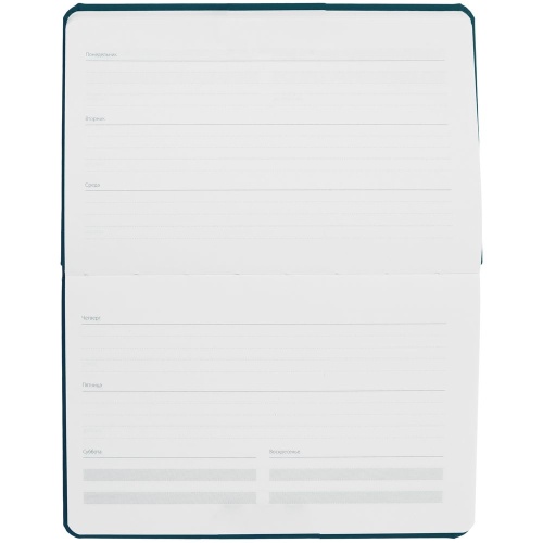 Еженедельник Urban, недатированный, изумрудный фото 4