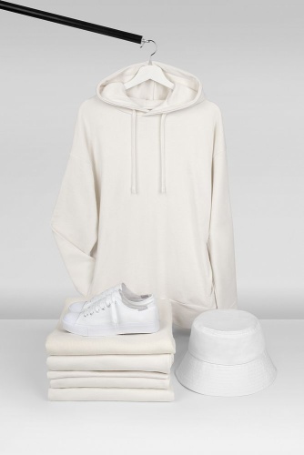 Худи унисекс H2, молочно-белое фото 6 Худи унисекс H2, молочно-белое фото 6