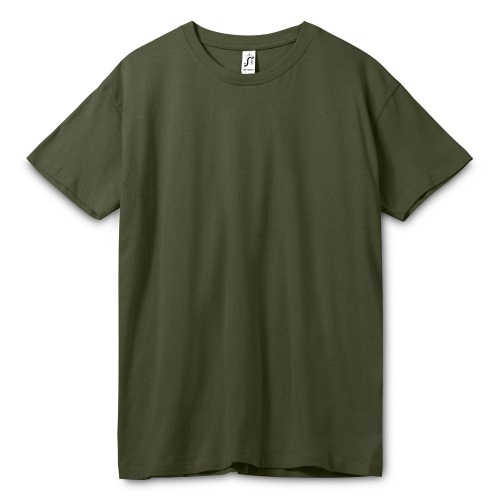 Футболка унисекс Regent 150, темный хаки Футболка унисекс Regent 150, темный хаки