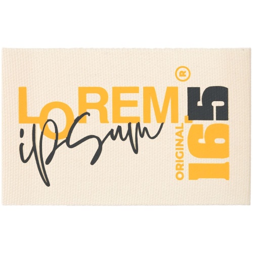 Лейбл хлопковый Doni, XL, неокрашенный фото 4 Лейбл хлопковый Doni, XL, неокрашенный фото 4