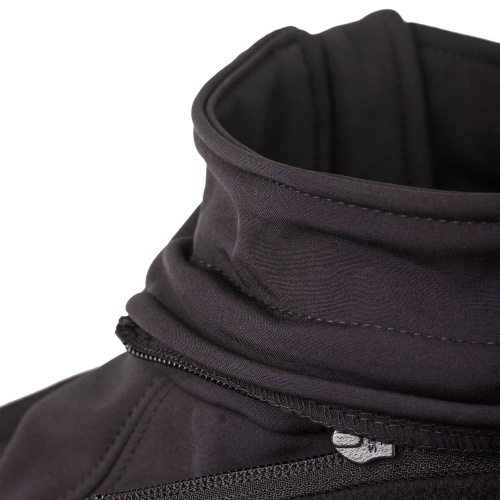 Куртка женская Hooded Softshell черная фото 5