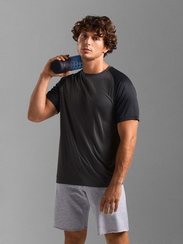 Футболка спортивная унисекс Vortex, белая фото 6