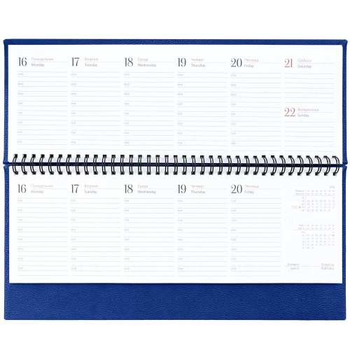 Планинг Sagrin, датированный, синий фото 3 Планинг Sagrin, датированный, синий фото 3