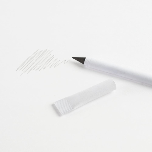 Вечный карандаш Carton Inkless, белый фото 7