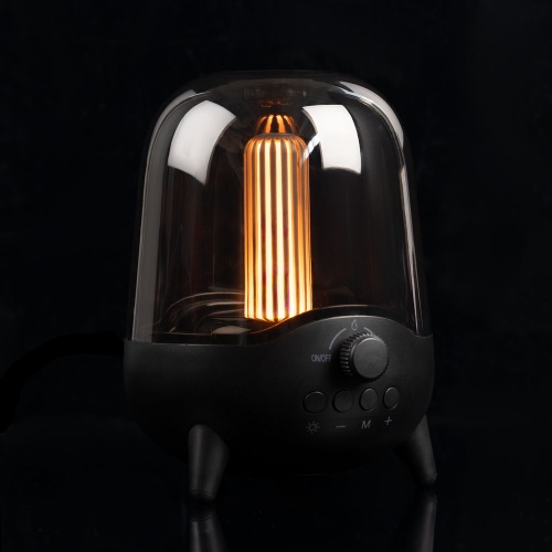 Беспроводная колонка с подсветкой soundFlicker, черная фото 2