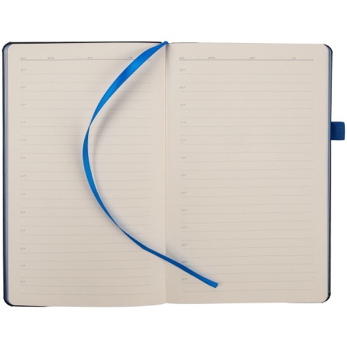 Ежедневник Ton, недатированный, черный с синим фото 3 Ежедневник Ton, недатированный, черный с синим фото 3