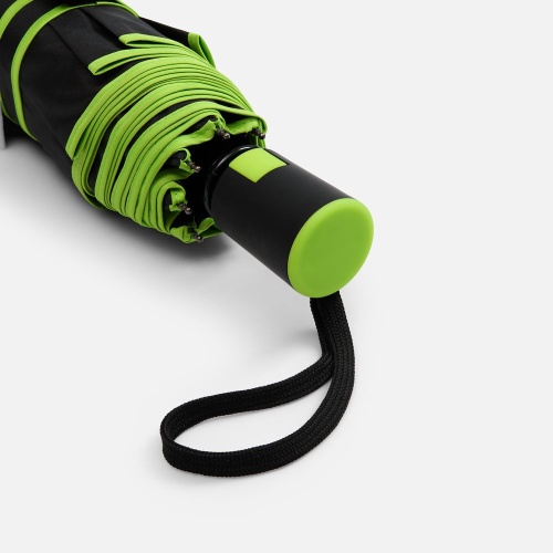 Зонт складной Edgeline, зеленое яблоко фото 3 Зонт складной Edgeline, зеленое яблоко фото 3