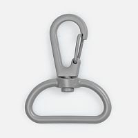 Застежка-карабин Snap Hook, L, серая