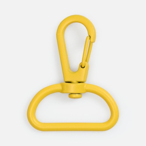 Застежка-карабин Snap Hook, L, желтая фото 2
