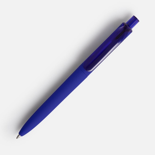 Ручка шариковая Prodir DS8 PRR-Т Soft Touch, синяя фото 3