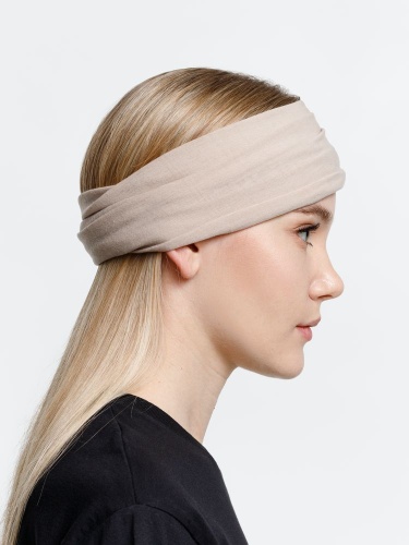 Многофункциональная бандана Dekko, бежевая фото 5 Многофункциональная бандана Dekko, бежевая фото 5