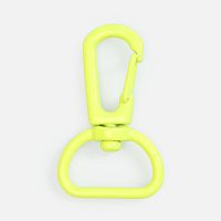 Застежка-карабин Snap Hook, M, желтый неон