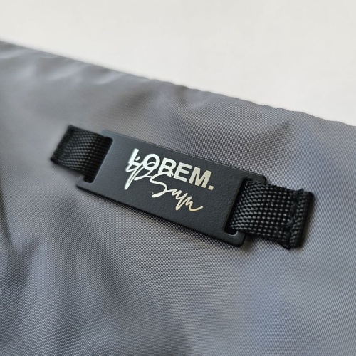 Шильдик металлический Kova, желтый неон фото 2