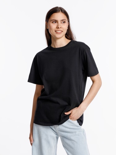 Футболка унисекс Streetwise, черная фото 4