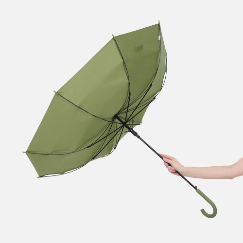 Зонт-трость Jolly Brolly, зеленый (хаки) фото 4