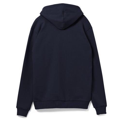 Толстовка на молнии с капюшоном Unit Siverga, темно-синяя фото 3