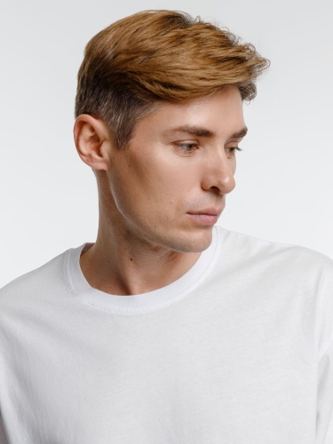 Футболка оверсайз унисекс Base Space, белая фото 5 Футболка оверсайз унисекс Base Space, белая фото 5