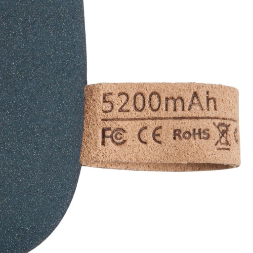 Внешний аккумулятор Pebble 5200, серо-синий фото 4
