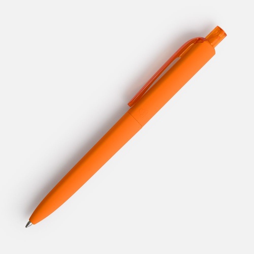 Ручка шариковая Prodir DS8 PRR-Т Soft Touch, оранжевая фото 4