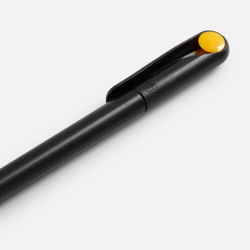 Ручка шариковая Prodir DS1 TMM Dot, черная с желтым фото 5