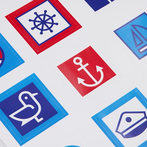 Стикерпак бумажный Industry, море фото 2