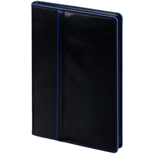 Ежедневник Alanis, недатированный, черный с синим Ежедневник Alanis, недатированный, черный с синим