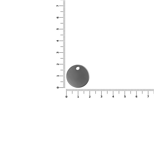 Шильдик металлический Alfa Sirkel, серый металлик фото 2