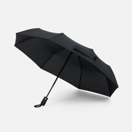 Зонт складной Brellix, черный фото 2