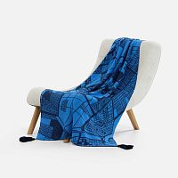 Плед на заказ Tricksy Net Light, XL, полушерсть