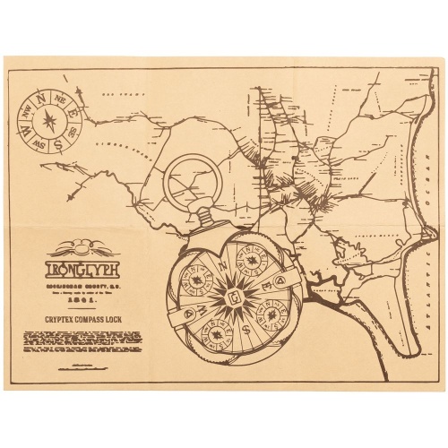 Флешка «Криптекс»® Compass Lock, 64 Гб фото 5