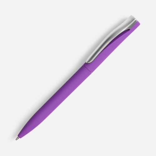 Ручка шариковая Pin Soft Touch, фиолетовая фото 2