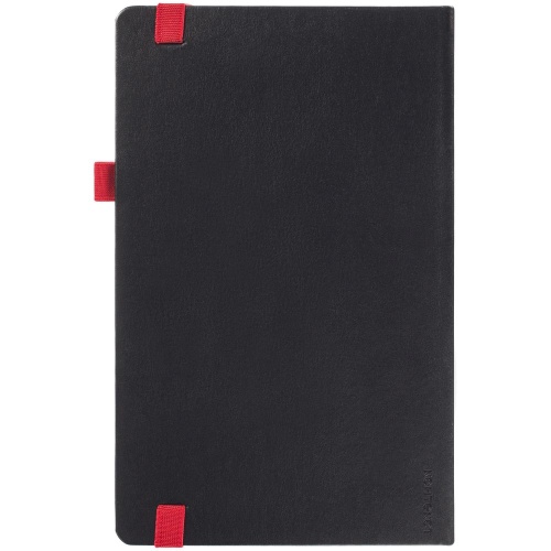 Ежедневник Ton, недатированный, черный с красным фото 2